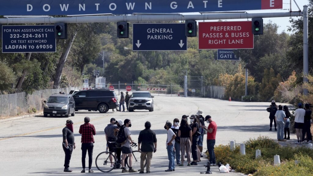 Federal immigration agents asked to leave Dodger Stadium parking lot, team says
