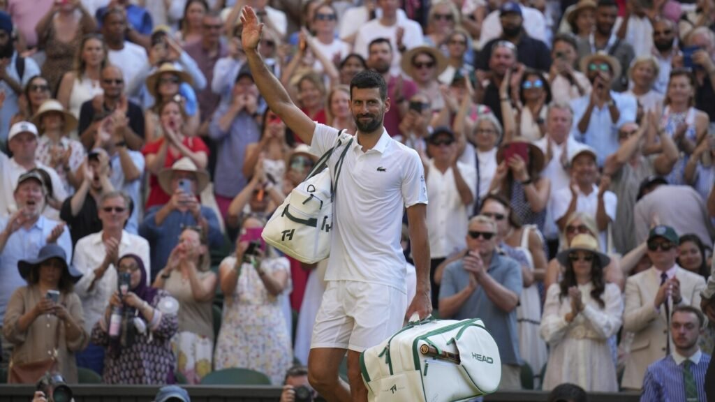 Djokovic says after Wimbledon loss that he plans to return