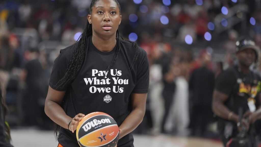 WNBA All-Stars make statement with warmup shirts