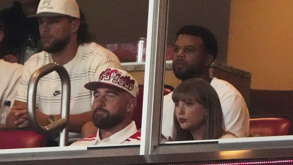 Travis Kelce and Taylor Swift attend Nebraska-Cincinnati game after engagement