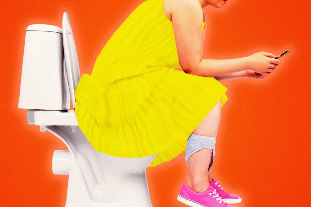 If you’re reading this while on the toilet, here’s why that might not be good for your health