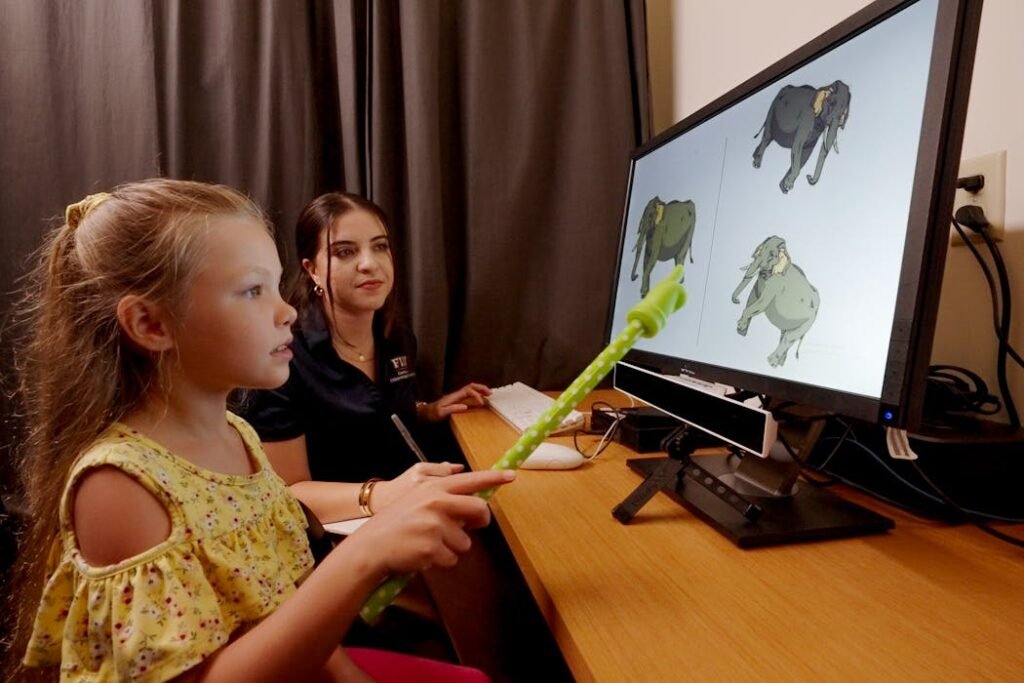 Even before they can read, young children are visualizing letters and other objects with the same strategies adults use