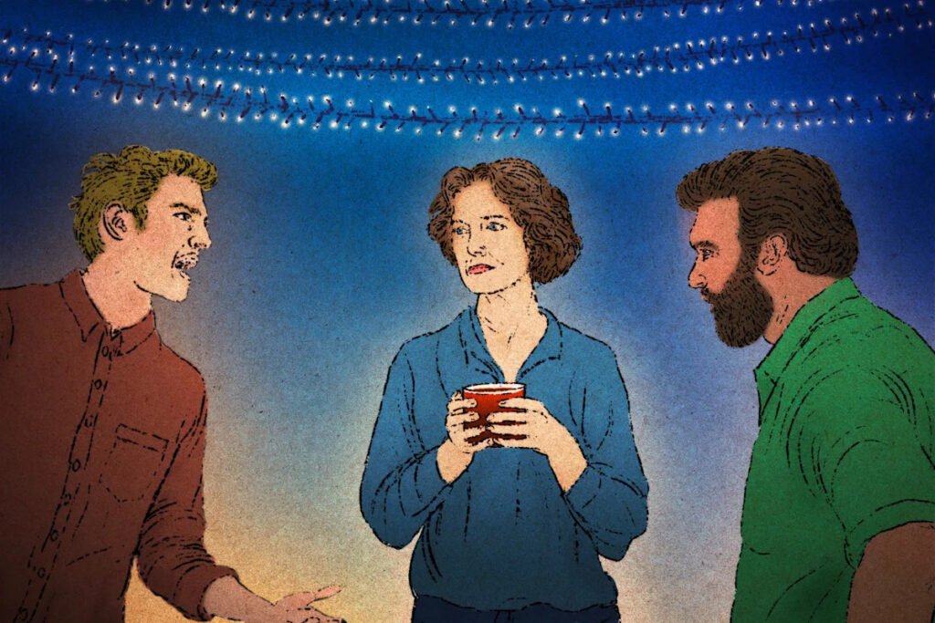 Here’s a strategy to get through stressful holiday gatherings. Act like a dull rock