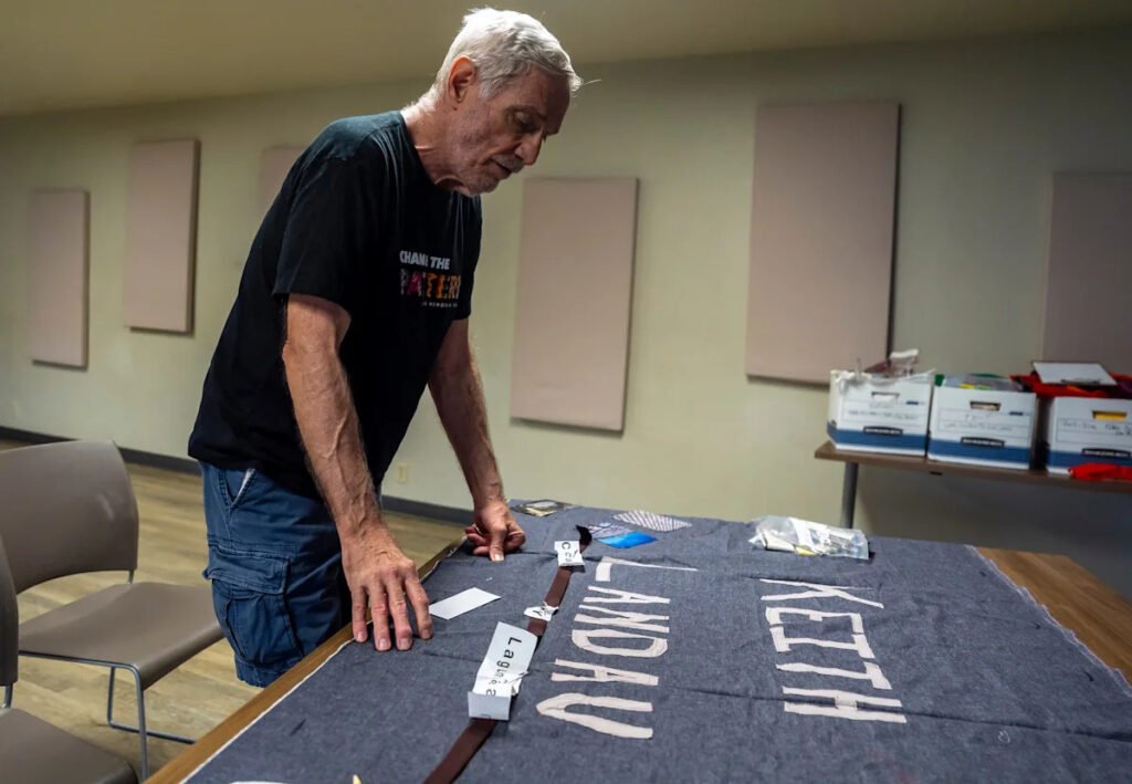 California man brings healing through AIDS quilt panel-making class