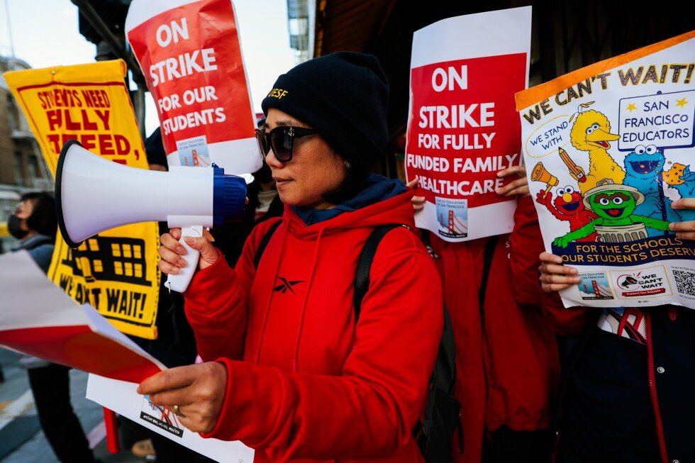 Wave of California teacher strikes ‘is no coincidence’
