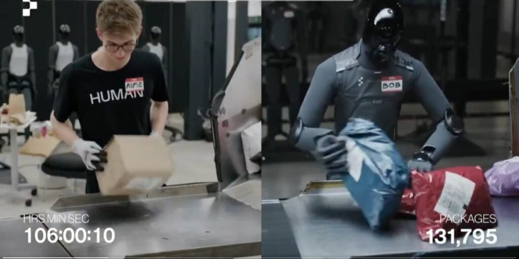 Figure AI Intern Beats Robot in Package Sorting Challenge